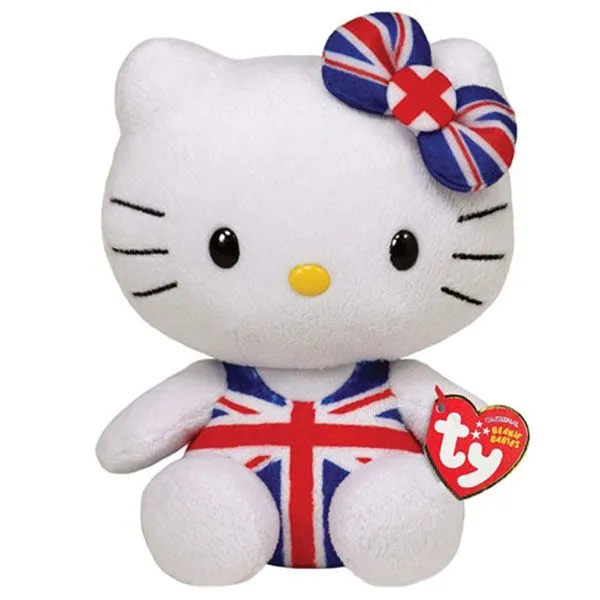 Hello Kitty Union Jack Swimsuit Plush Doll | GeekAlerts