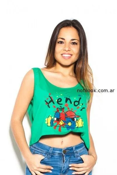 Hendy – Remeras y crop top verano 2015 | Noticias de Moda Argentina Hendy – Remeras y crop top verano 2015 | Noticias de Moda Argentina