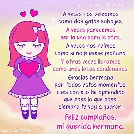 Para mi hermana | Pensamientos | Pinterest