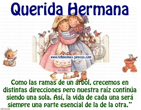 Mi hermana | Reflexiones y Lecturas para Meditar