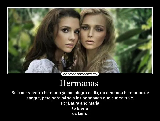 Hermanas | Desmotivaciones