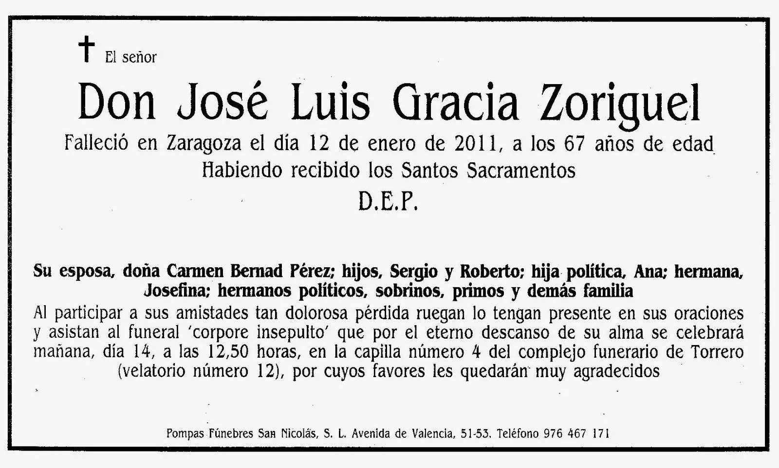 hermandadlegionzaragoza: A FALLECIDO JOSE LUIS GRACIA ZORIGUEL