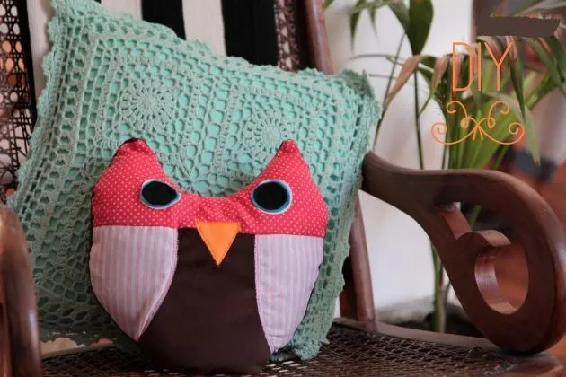 Hermosa Almohada en forma de Búho - Manualidades para Regalar ~ Un ...