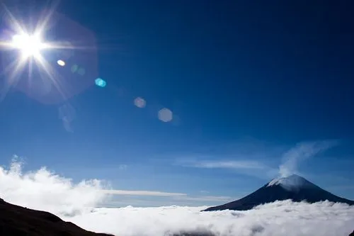 hermosa-imagen-la-lente-destello-una-luz-como-de-estrella ...
