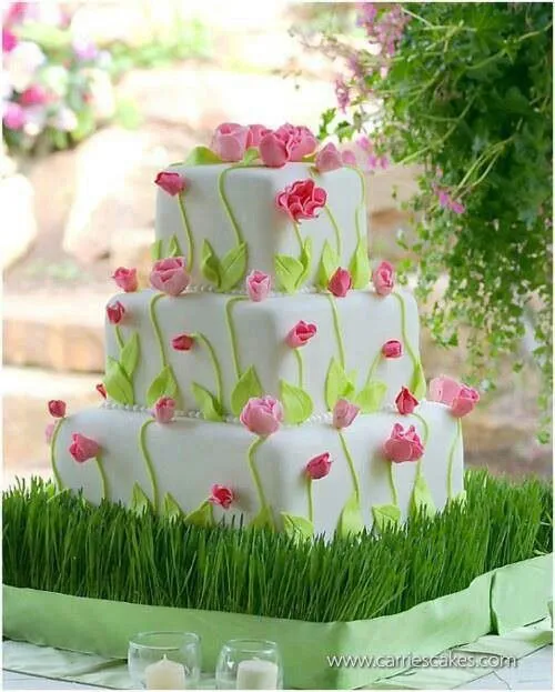 Hermosa torta con flores y pasto | Cositas dulces | Pinterest Hermosa torta con flores y pasto | Cositas dulces | Pinterest