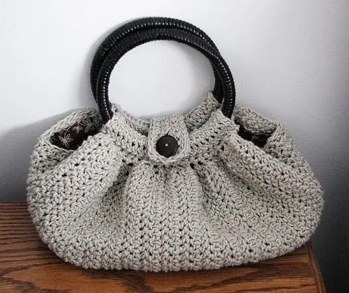 Bolsa tejida a crochet como hacerla - Imagui