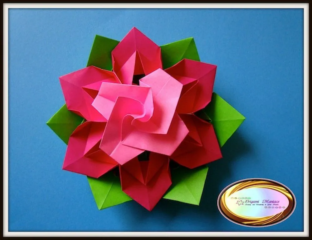 Hermosas Flores de Origami Para Centro de Mesa | Aprender ... Hermosas Flores de Origami Para Centro de Mesa | Aprender ...