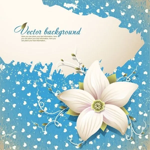 Hermosas flores de vectores de fondo Vector de fondo - vectores ... Hermosas flores de vectores de fondo Vector de fondo - vectores ...