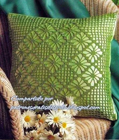 Hermoso almohadón al crochet / patrones | Crochet y Dos agujas Hermoso almohadón al crochet / patrones | Crochet y Dos agujas