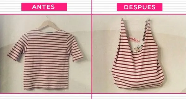 Cómo hacer un hermoso bolso usando sólo una camiseta
