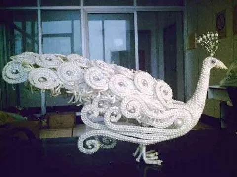 Hermoso cisne tecnica Irish Crochet | Irish Crochet | Pinterest ...