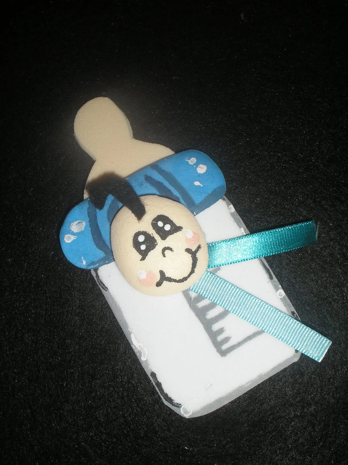 Mamadera para pintar para baby shower - Imagui