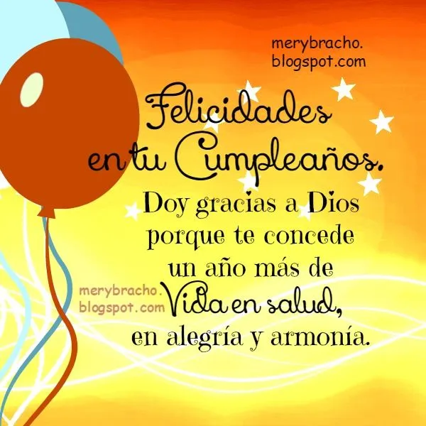 Hermoso Mensaje Cristiano de Cumpleaños | Entre Poemas y Vivencias Hermoso Mensaje Cristiano de Cumpleaños | Entre Poemas y Vivencias