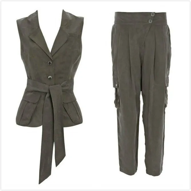 Trajes sastre con chaleco para dama - Imagui