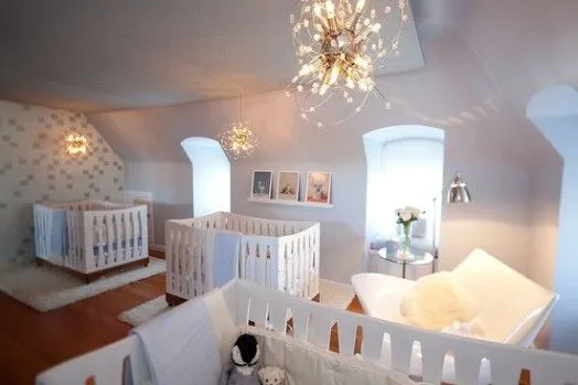 Hermoso y tranquilo dormitorio para trillizos | Disenos De Casas
