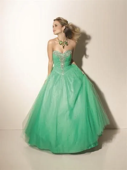 Hermoso Vestido de 15 años de Tul de Color verde : Vestidos para ... Hermoso Vestido de 15 años de Tul de Color verde : Vestidos para ...