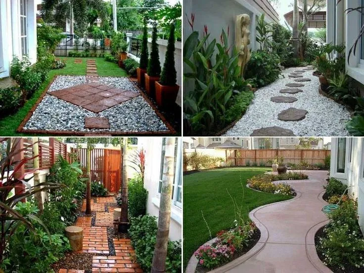 Hermosos caminos para patios o entradas | Proyecto entrada casa ...