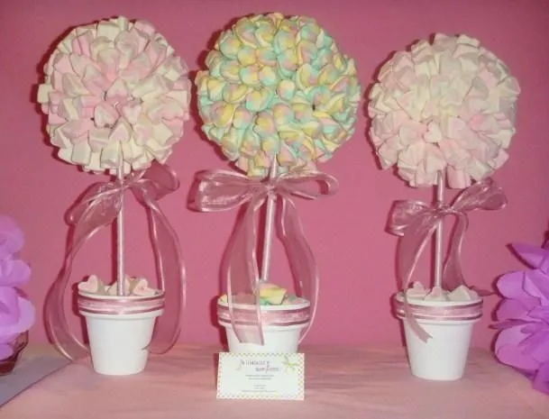 Hermosos centros de mesa para baby shower | Mesas, Baby showers ...