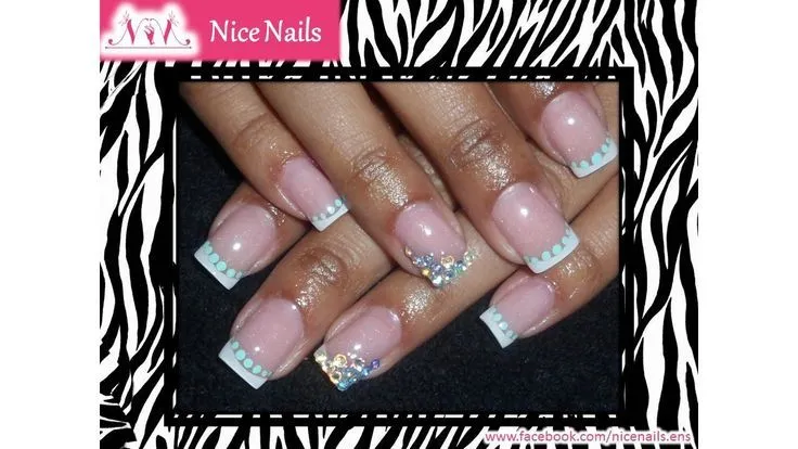 Hermosos diseños en uñas acrilicas | Uñas | Pinterest