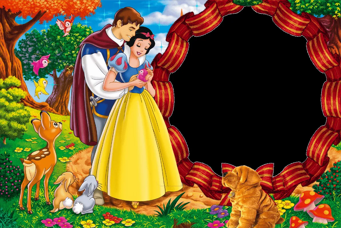 8 Hermosos marcos para fotos de Blanca Nieves. | Marcos Gratis ... 8 Hermosos marcos para fotos de Blanca Nieves. | Marcos Gratis ...