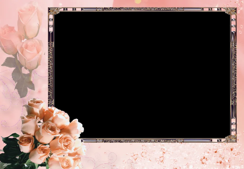 hermosos marcos para fotos florales en png