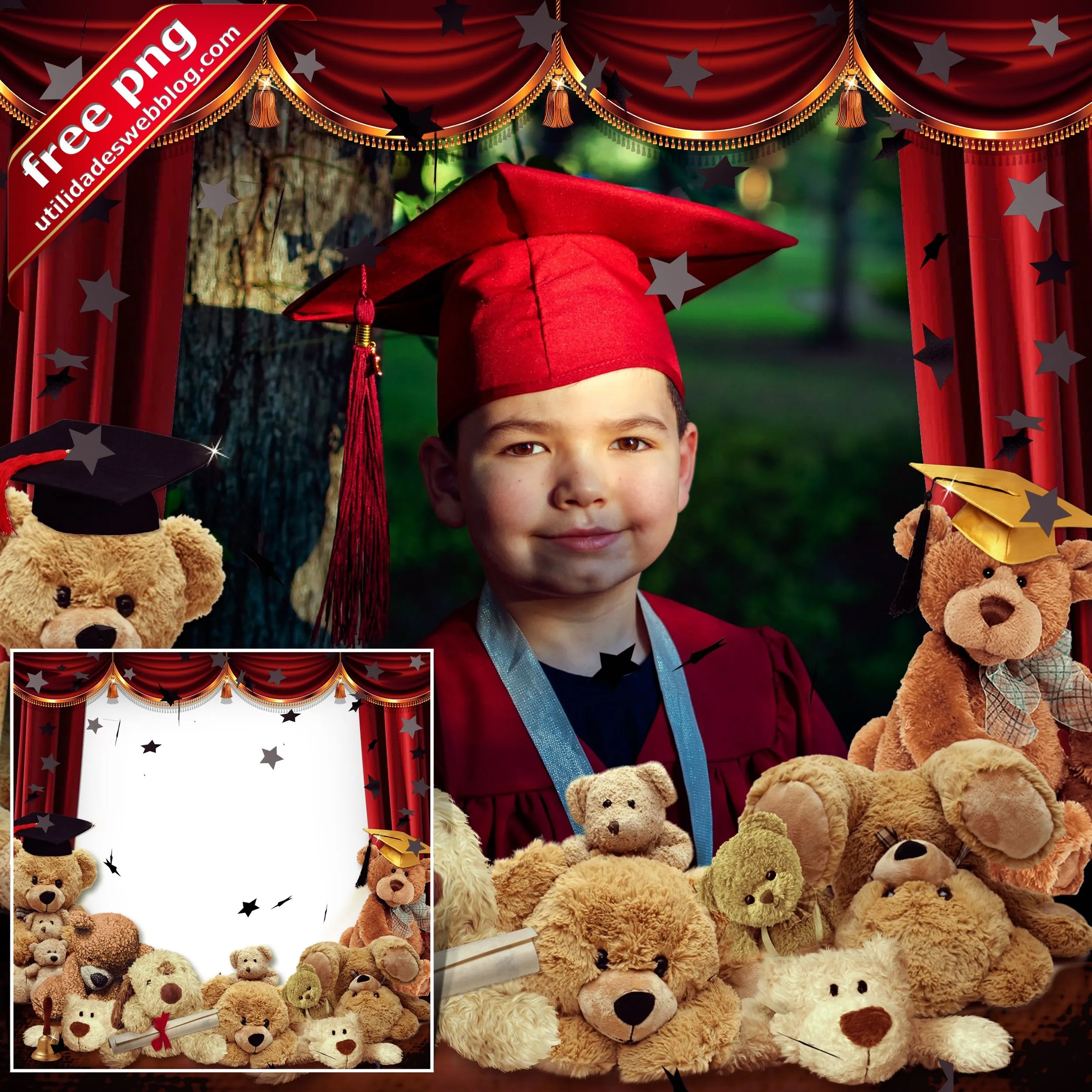 3 hermosos marcos para graduación gratis | Photo Frames