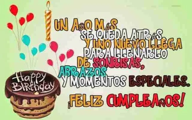 Hermosos mensajes de feliz cumpleaños ~ Frases de cumpleaños