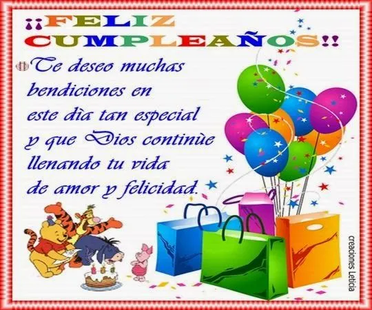 Hermosos saludos para cumpleaños ~ Frases de cumpleaños