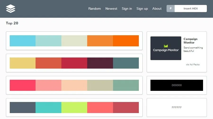 Herramienta para elegir paletas de colores Flat | Jhon Urbano