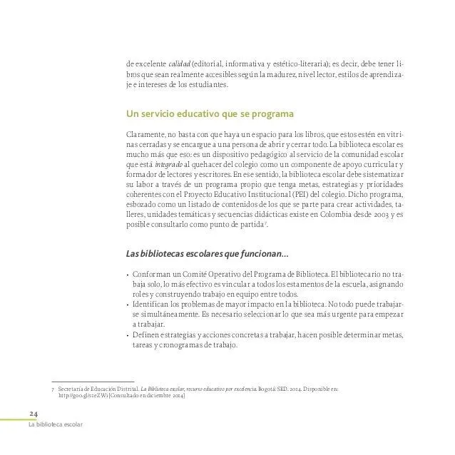 Herramientas para la BIBLIOTECA escolar I - La biblioteca como espac…