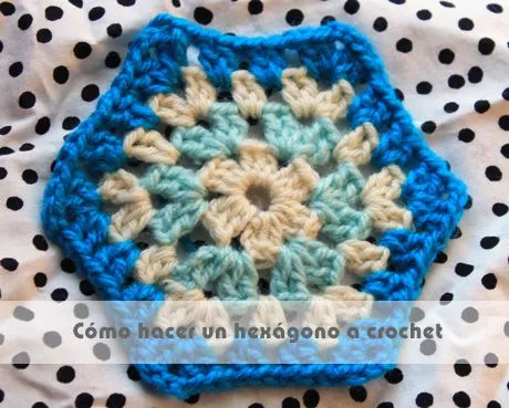 Cómo hacer un hexágono a crochet | Corriendo con Tijeras