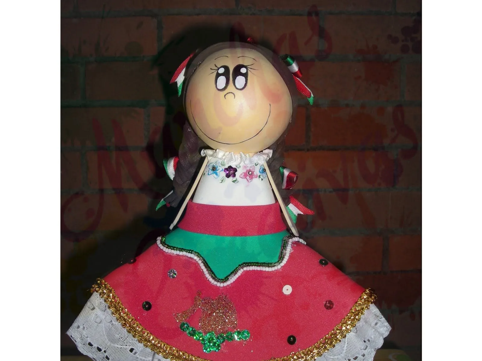Lo que hice hoy: una jarocha y una china poblana fofuchas