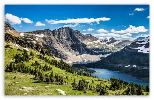 Hidden Lake Glacier National Park Montana HD desktop wallpaper ... Hidden Lake Glacier National Park Montana HD desktop wallpaper ...