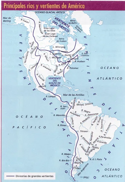 Hidrografia de america - Imagui