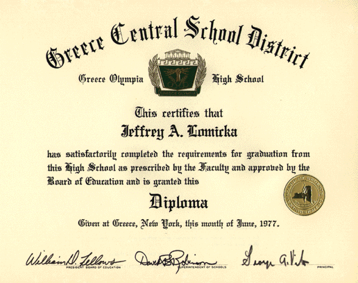 High School Diploma: High School Diploma With Regents High School Diploma: High School Diploma With Regents