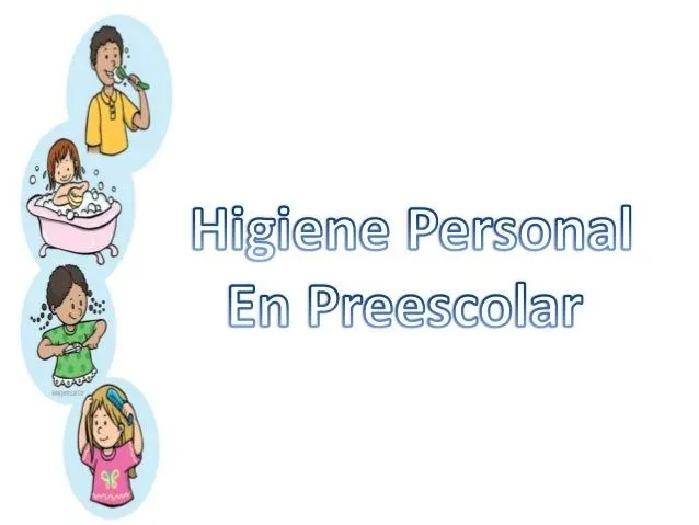 Higiene personal en preescolar