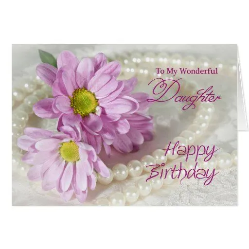 Para una hija, una tarjeta de cumpleaños con las m de Zazzle. Para una hija, una tarjeta de cumpleaños con las m de Zazzle.