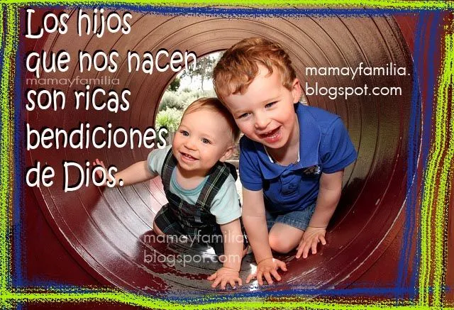 Mis Hijos son mis Bendiciones - Mamá y Familia Mis Hijos son mis Bendiciones - Mamá y Familia