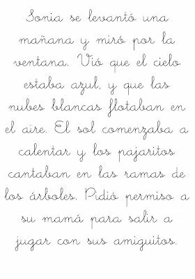 Para nuestros hijos lo mejor...: Lectura y fichas