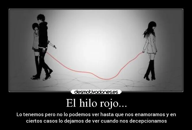 El hilo rojo... | Desmotivaciones