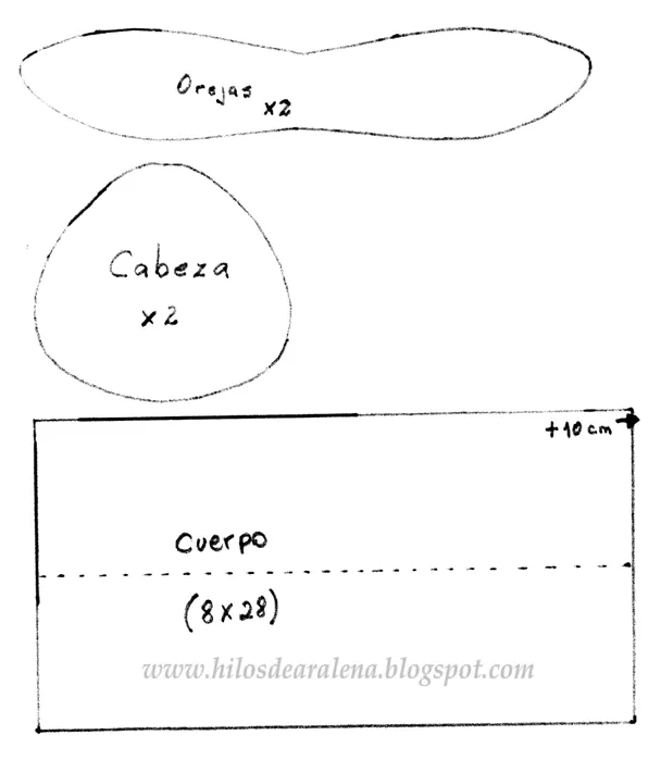Moldes de GUSANO EN TELA - Imagui