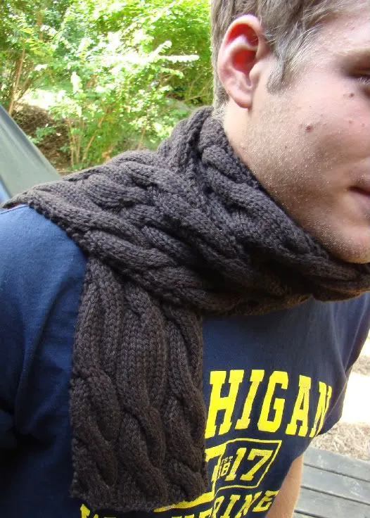 Entre Hilos y Puntadas: Bufanda para hombres Entre Hilos y Puntadas: Bufanda para hombres