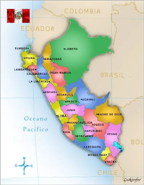 Himno del Perú - Musica, Mapa y Bandera : Hueco Lukenfer