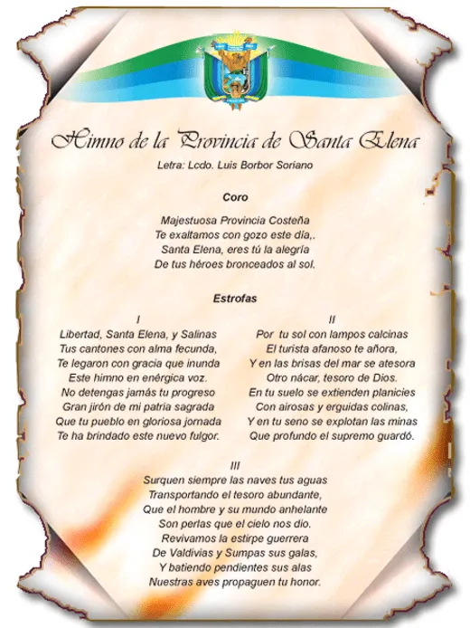 Himno de la Provincia de Santa Elena | LA PRIMERA Himno de la Provincia de Santa Elena | LA PRIMERA