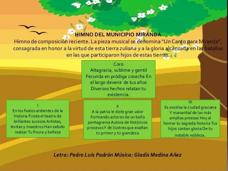 Himno del estado zulia letra - Imagui
