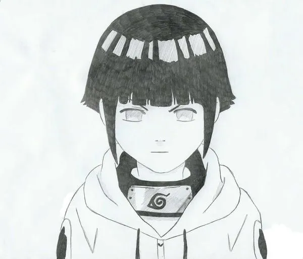 Hinata sketch by A-dellaMorte on DeviantArt