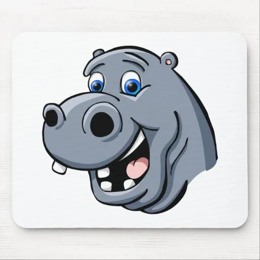 Hipopótamo del dibujo animado alfombrillas de raton | Zazzle Hipopótamo del dibujo animado alfombrillas de raton | Zazzle