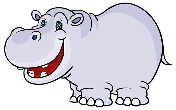 Hipopótamo de dibujos animados — Vector stock © Kopirin #58286991 Hipopótamo de dibujos animados — Vector stock © Kopirin #58286991
