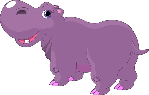 Hipopótamo de dibujos animados — Vector stock © Dazdraperma #3770932 Hipopótamo de dibujos animados — Vector stock © Dazdraperma #3770932