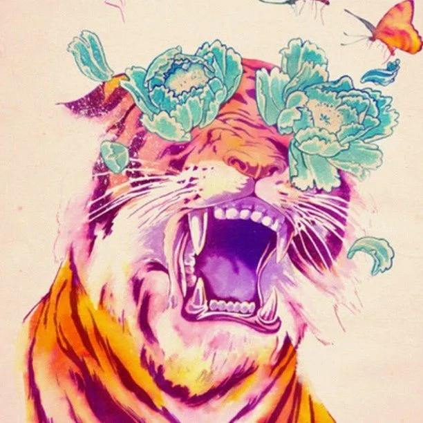 Hipster Tiger - Imagui